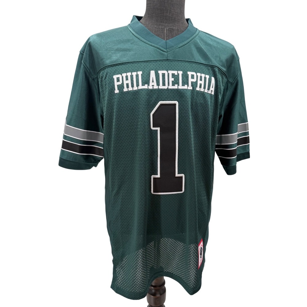 Kopkoc Philadelphia Football Jersey Mens Medium Green Good Jalen Hurts 1